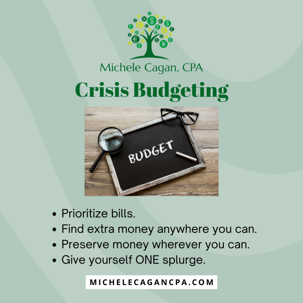 Crisis Budgeting Steps